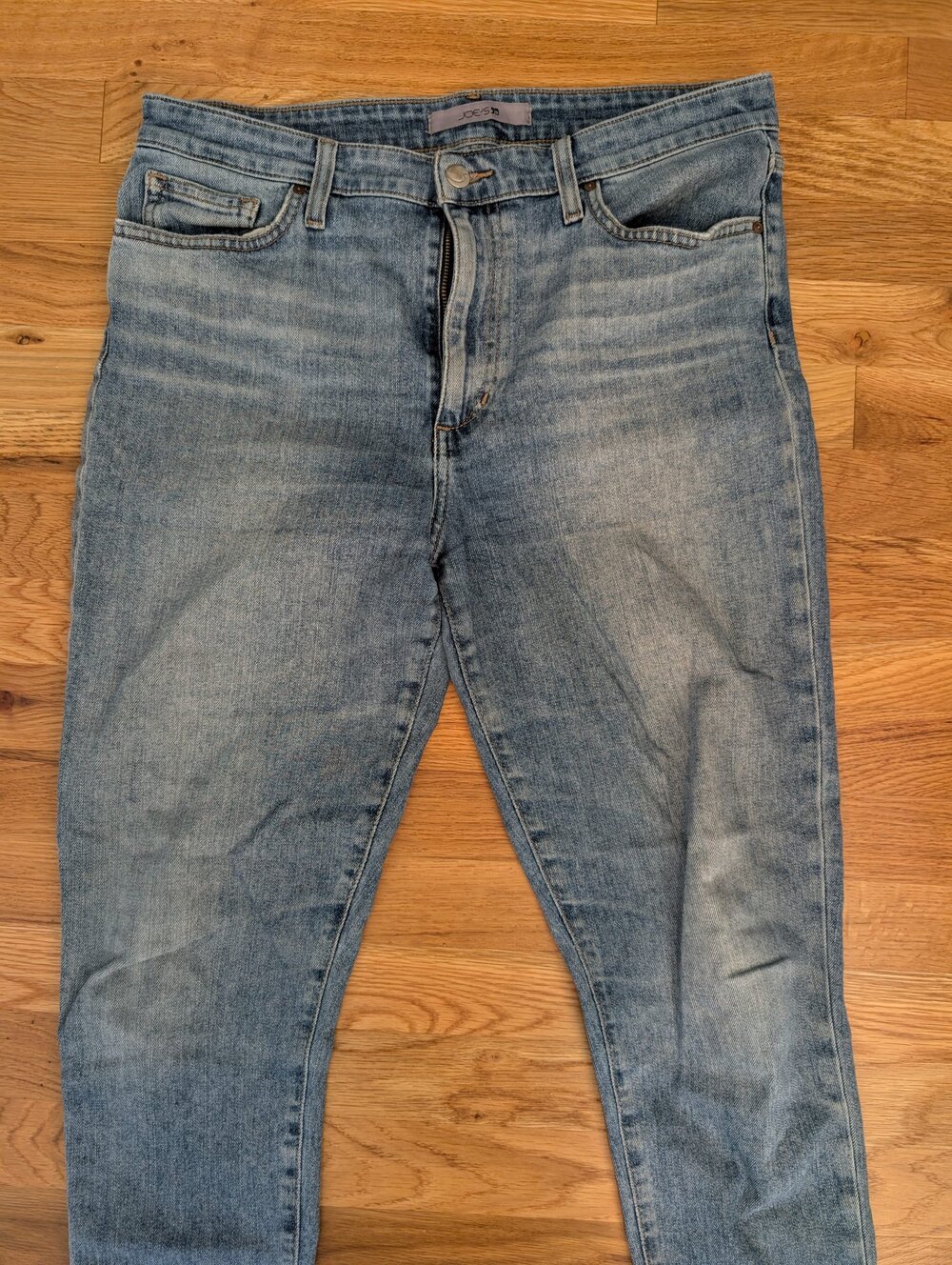 Joe's Jeans High Rise Skinny Ankle Jeans Womens Size 32 Light Wash